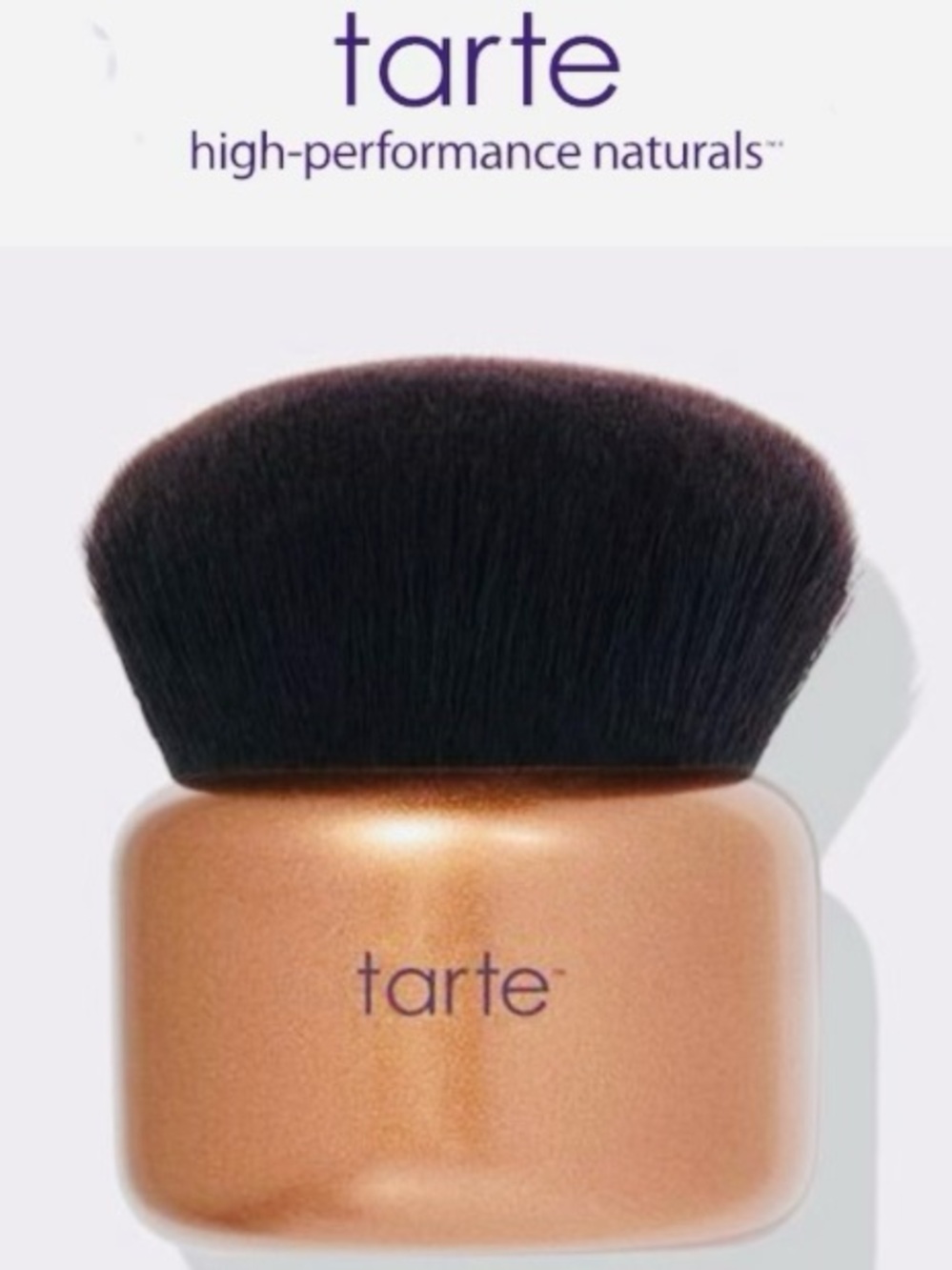 Tarte Limited Edition Buff & Bronze Face & Body Kabuki Brush NEW